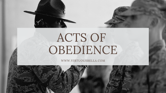 Acts of OBEDIENCE